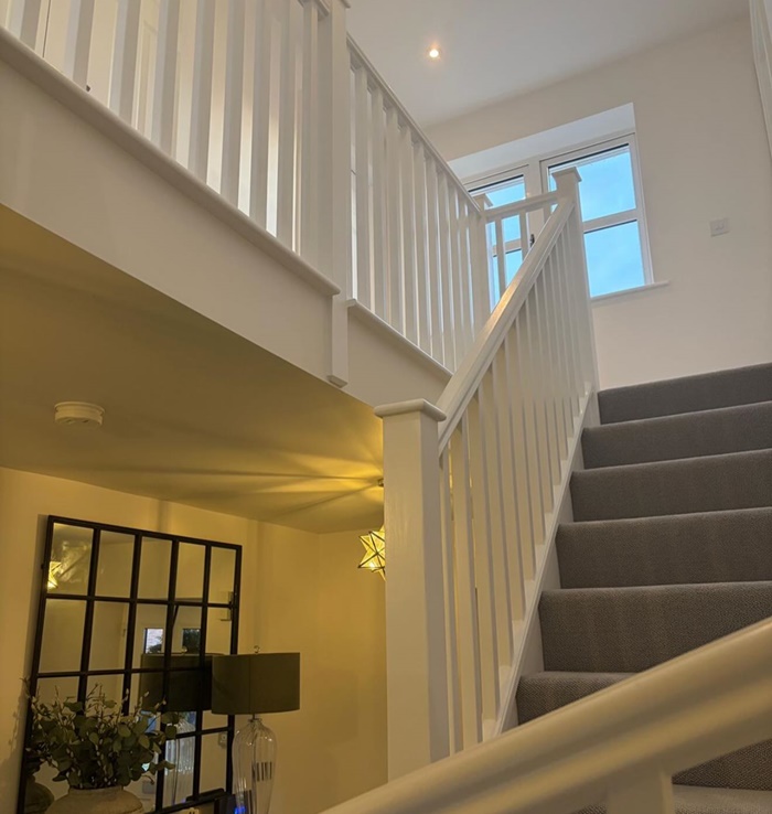 Hall and stairs redecorated
