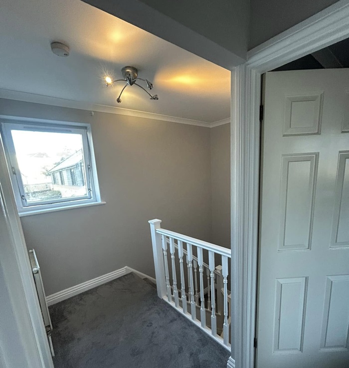 Upstairs hall redecorated