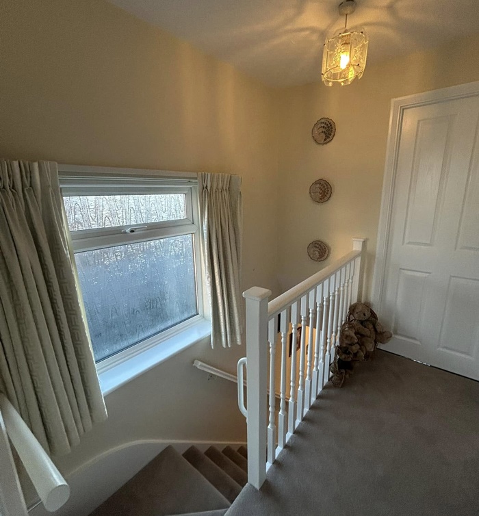 Upstairs hall redecorated